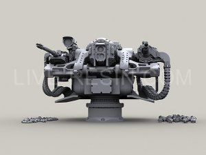 画像2: Live Resin[LRE35181]1/35  M1エイブラムス/MRAP 遠隔操作銃塔(架空装備) (2)