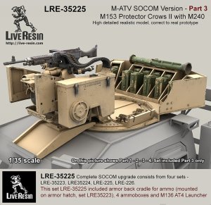 画像2: Live Resin[LRE35225]1/35  M-ATV 特殊部隊仕様改造セット(3) (2)