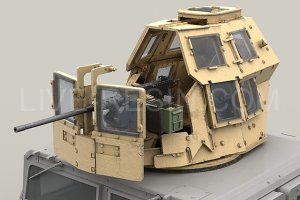 画像3: Live Resin[LRE35228]1/35  ハンヴィー装甲銃塔海兵隊仕様(1)+M2機銃セット (3)