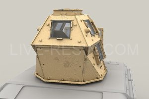 画像7: Live Resin[LRE35228]1/35  ハンヴィー装甲銃塔海兵隊仕様(1)+M2機銃セット (7)