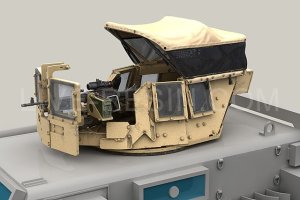 画像5: Live Resin[LRE35229]1/35  ハンヴィー装甲銃塔海兵隊仕様(2)+M240B機銃セット (5)