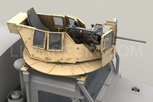 画像8: Live Resin[LRE35230]1/35  MTVRトラック装甲銃塔海兵隊仕様+M2機銃セット (8)