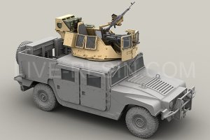 画像7: Live Resin[LRE35232]1/35  ハンヴィー装甲銃塔海兵隊仕様(4)+M240G機銃セット (7)