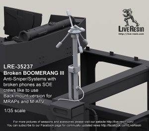 画像2: Live Resin[LRE35237]1/35  ブーメランIII 対狙撃システム(2) (2)