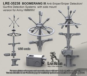 画像1: Live Resin[LRE35238]1/35  ブーメランIII 対狙撃システム(3) (1)