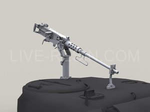 画像9: Live Resin[LRE35245]1/35  M2 .50口径機銃&車載銃架 朝鮮戦争-冷戦期(1) (9)