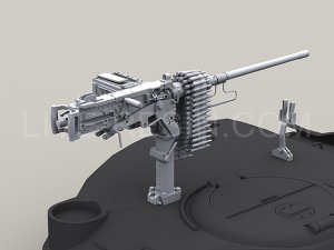画像3: Live Resin[LRE35246]1/35  M2 .50口径機銃&車載銃架 朝鮮戦争-冷戦期(2) (3)