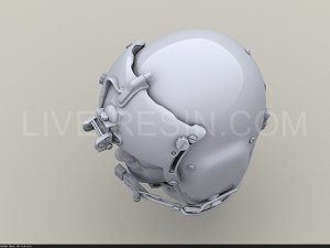 画像6: Live Resin[LRE35252]1/35  ヘリパイロットヘッド HGU/56Pヘルメット着用(1)(2種計6個) (6)