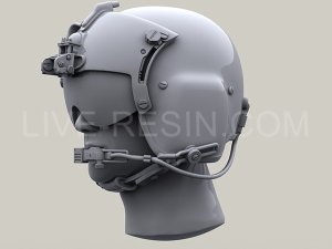 画像5: Live Resin[LRE35253]1/35  ヘリパイロットヘッド HGU/56Pヘルメット着用(2)(2種計6個) (5)