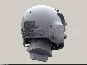 画像5: Live Resin[LRE35254]1/35  ヘリパイロットヘッド HGU/56Pヘルメット着用(3)(2種計6個) (5)