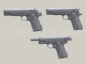 画像5: Live Resin[LRE35256]1/35  M1911コルトガバメント 1911-1926製造モデル(3種計6丁) (5)
