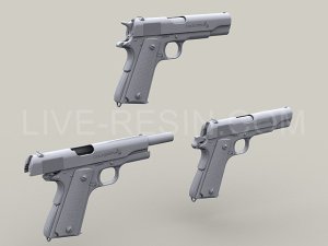 画像5: Live Resin[LRE35257]1/35  M1911A1コルトガバメント 1926年以降製造モデル(3種計6丁) (5)