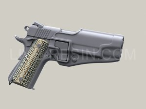 画像3: Live Resin[LRE35262]1/35  コルトM45A1CQBピストル&ホルスター(7丁) (3)