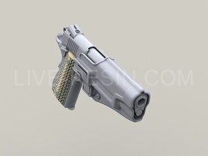 画像5: Live Resin[LRE35262]1/35  コルトM45A1CQBピストル&ホルスター(7丁) (5)