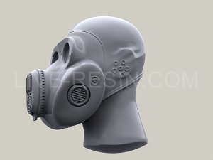 画像5: Live Resin[LRE35274]1/35  ロシア空挺隊”ハムスター”ガスマスク着用ヘッド(1)(5個) (5)