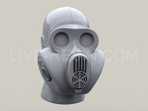 画像6: Live Resin[LRE35274]1/35  ロシア空挺隊”ハムスター”ガスマスク着用ヘッド(1)(5個) (6)