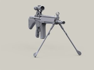 画像2: Live Resin[LRE35299]1/35  H&K G3A3&G3A4カスタム狙撃ライフルセット(6丁) (2)