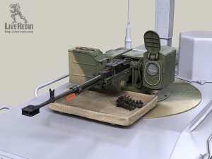 画像3: Live Resin[LRE35307]1/35  現用露 ティグルM装甲車用 12.7mm機銃遠隔操作銃塔(3) (3)
