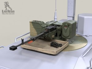 画像4: Live Resin[LRE35307]1/35  現用露 ティグルM装甲車用 12.7mm機銃遠隔操作銃塔(3) (4)