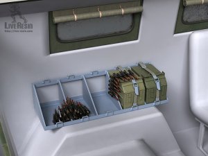 画像4: Live Resin[LRE35309]1/35  現用露 ティグルM装甲車用 12.7mm弾薬ラック (4)