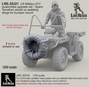 画像1: Live Resin[LRE35321]1/35 ポラリスMV850 アップグレードセット(3) (1)