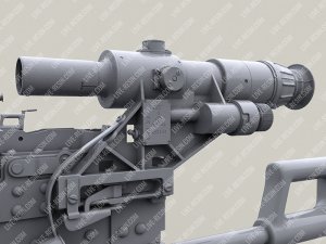 画像8: Live Resin[LRE35339]1/35 6P60 KORD Russian 12.7mm calibre heavy machine gun on 6T20 tripod with SPP(10P50) 3-6 scope (8)