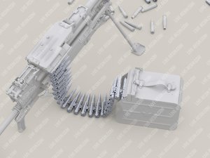 画像8: Live Resin[LRE35341]1/35 12.7 mm BELTS -  for Soviet/Russian heavy mashine gun family - DShKM, NSV UTES, KORD  - post WWII/Modern period,  200 pcs (4 bets) in set (8)