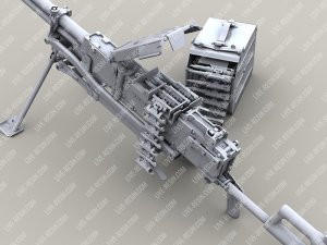 画像3: Live Resin[LRE35342]1/35 12.7 mm BELT LINKS -  for Soviet/Russian heavy mashine gun family - DShKM, NSV UTES, KORD  - post WWII/Modern period, 80 pcs in set (3)