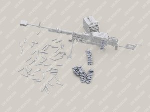 画像4: Live Resin[LRE35343]1/35 12.7 mm SPENT SHELLS -  for Soviet/Russian heavy mashine gun family - DShKM, NSV UTES, KORD  - post WWII/Modern period, 80 pcs in set (4)