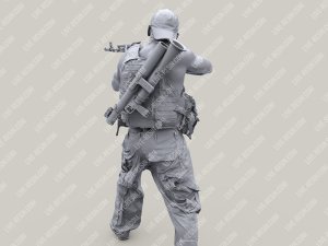 画像4: Live Resin[LRE35347]1/35 RPG-7D, airborne anti-tank rocket-propelled grenade launcher, closed position, 3 pcs in set (4)