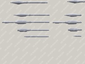 画像6: Live Resin[LRE35348]1/35 RPG-7 ammo set - PG-7VL, PG-7VR, TBG-7V, OG-7V (6)