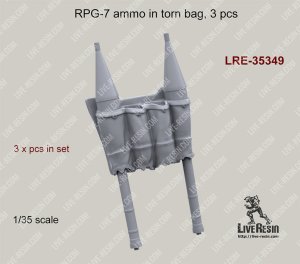 画像2: Live Resin[LRE35349]1/35 RPG-7 ammo in torn bag, 3 pcs (2)