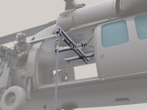 画像3: Live Resin[LRE35350]1/35 Helicopter Fast Rope and Fast Rope mount frame for all UH60 helicopter models (3)