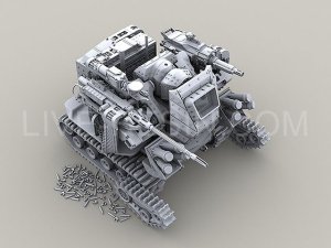 画像4: Live Resin[LRM35004]1/35  軍用ロボット(架空装備)セクターII(1) (4)