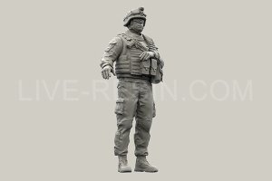画像4: Live Resin[LRM35006]1/35  現用米海兵隊歩兵(1)MCTAGS銃塔用 (4)