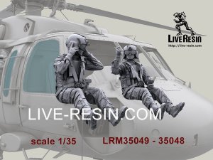 画像3: Live Resin[LRM35049]1/35 HH-60G Pave Hawk helicopter crew set - Pilot 4 equip by AIR WARRIOR SYSTEM (PSGC), HGU56/P helmet (3)