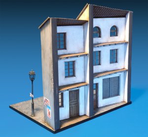 画像4: ミニアート[MA36045]1/35 ジオラマベース45 ノルマンストリート (4)