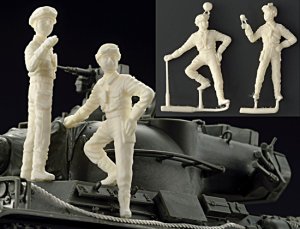 画像4: モデルアート[MFS-004]1/35 陸上自衛隊 戦車隊員セット- JGSDF Tank crew (4)