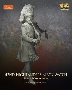 画像4: ナッツプラネット[NP-90003]1/20 19世紀 イギリス 第42王立ハイランド連隊 ブラック・ウォッチのバグパイプ奏者 (4)