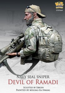 画像3: ナッツプラネット[NP-B044]1/10 現用 胸像  米海軍シールズ狙撃手「ラマーディーの悪魔」 (3)