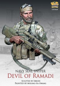 画像6: ナッツプラネット[NP-B044]1/10 現用 胸像  米海軍シールズ狙撃手「ラマーディーの悪魔」 (6)