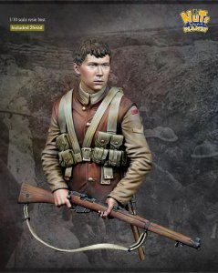 画像10: ナッツプラネット[NP-B048]1/10 WWI イギリス陸軍歩兵“ラストマン・スタンディング” 胸像 (10)