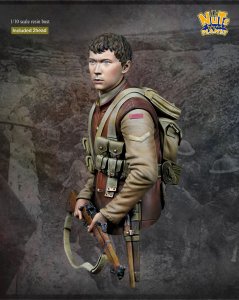 画像11: ナッツプラネット[NP-B048]1/10 WWI イギリス陸軍歩兵“ラストマン・スタンディング” 胸像 (11)