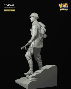 画像6: ナッツプラネット[NP-12009]1/16(120mm) WWI イギリス陸軍歩兵“ラストマン・スタンディング” 全身像 (6)