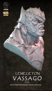 画像6: ナッツプラネット[SB008]1/10 胸像 魔神ウァサゴ (6)