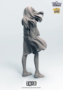 画像3: ナッツプラネット[T12001]1/16 120mm 北風にあおられるソラ (3)