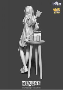 画像4: ナッツプラネット[T12004]1/16 リセス(120mm) お昼休みを取るレディガンナー (4)