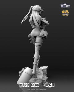 画像6: ナッツプラネット[T12006]1/16(120mm) トリガーミニチュアズ コールサイン・オルカ (6)