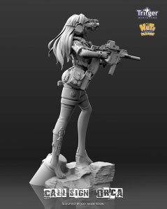 画像7: ナッツプラネット[T12006]1/16(120mm) トリガーミニチュアズ コールサイン・オルカ (7)