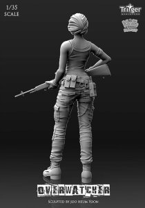 画像3: ナッツプラネット[T35005]1/35 敵を監視する女スナイパー (3)